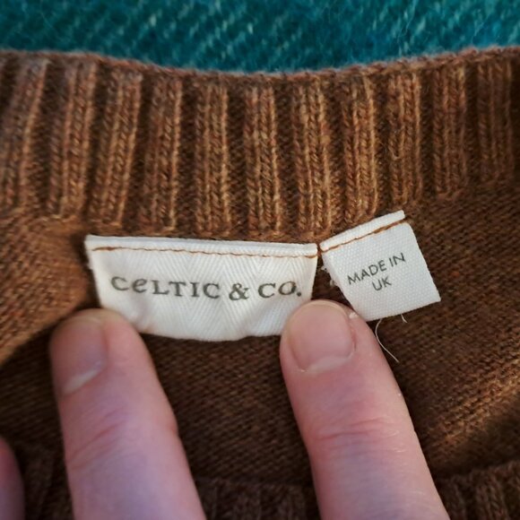 CELTIC & CO Slouch Dress, caramel colour, sz M - Picture 4 of 6